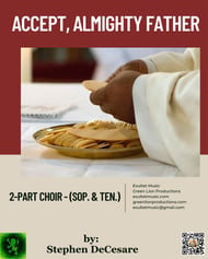 Accept, Almighty Father Two-Part Mixed choral sheet music cover Thumbnail